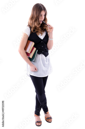 Photo: Elegant student girl Elegant student girl