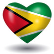 Herz mit Schatten - Guyana