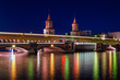 Berlin Oberbaumbrücke am Abend