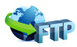 ftp global concept
