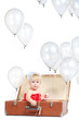 Photo: child in suitcase child in suitcase