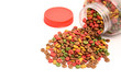 Pot with doog food