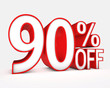 90% off