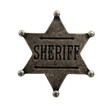 Sheriff star badge