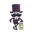 funny cartoon illusionist