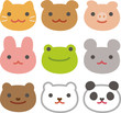 動物の顔のアイコン
