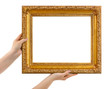 Photo: Frame in hands Frame in hands