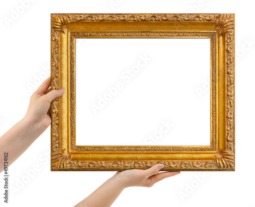 Photo: Frame in hands Frame in hands