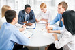 Business people working together.