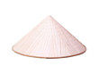 Asian hat on a white background,