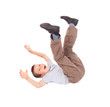 boy lying on his back
