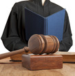 Gavel and female judge