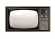 Vintage TV Isolated Front