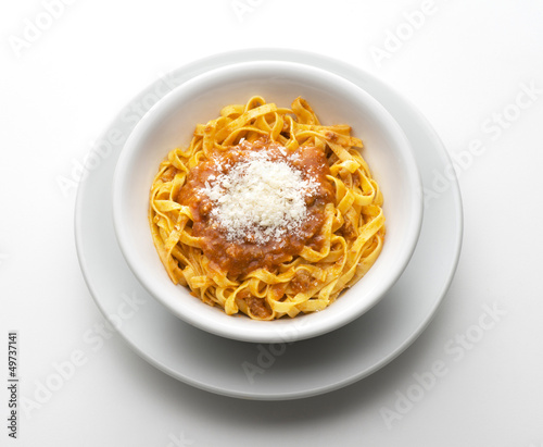 Photo: noodles with sauce noodles with sauce