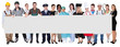 Group of diverse professionals