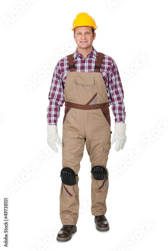 Photo: Portrait of construction worker Portrait of construction worker