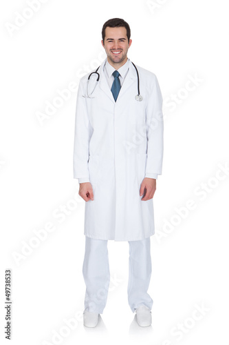 Photo: Portrait Of Friendly Male Doctor Portrait Of Friendly Male Doctor