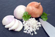 Frische Zwiebeln
