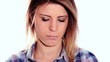 Video: teenage girl pouting teenage girl pouting