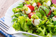 Photo: Vegetable salad with cheese Vegetable salad with cheese