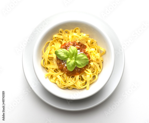 Photo: noodles with sauce noodles with sauce
