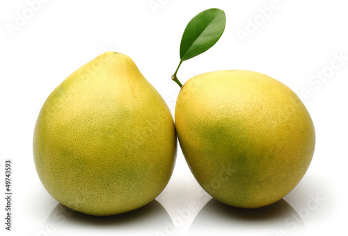 Photo: Two Pomelo fruit Two Pomelo fruit
