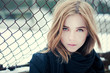 Gothic portrait of the beautiful girl close up