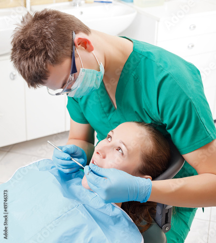 Photo: Periodic oral examination Periodic oral examination