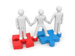 Partnership. Helping hand