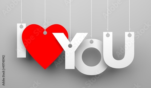 Illustration: I love you I love you