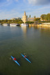 Sevilla, Torre del Oro y río Guadalquivir