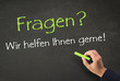 Foto: Fragen? - Wir Helfen Ihnen gerne! Fragen? - Wir Helfen Ihnen gerne!