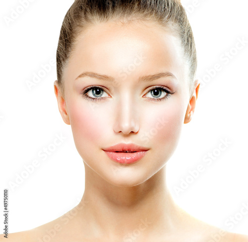 Photo: Beauty Girl. Beautiful Young Woman with Fresh Clean Skin Beauty Girl. Beautiful Young Woman with Fresh Clean Skin