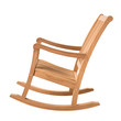 Wooden rocking chair