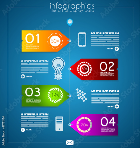 Vector: Infographic design for product ranking Infographic design for product ranking