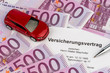 Versicherungsvertrag für neues Auto
