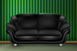sofa green wall
