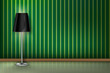Floor Lamp green wall