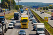 Stau auf Autobahn