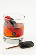 Alkohol und Auto. Alkolenker. Betrunken Autofahren.