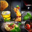 Pasta collage