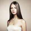 Photo of beautiful young woman. Vintage style