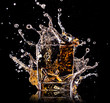 Close-up of glass with whisky