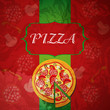 Vector: Pizza Menu Template, vector illustration Pizza Menu Template, vector illustration