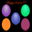 Vektor: Estear eggs, vector Estear eggs, vector
