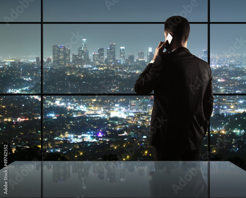 Photo: man and city nightlife man and city nightlife