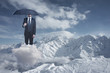 businessman with umbrella