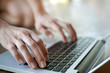 work with laptop