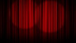 Show Time Blue Text and Curtain - HD1080