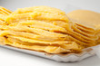 panelle(Sicilian fritters made from gram flour )